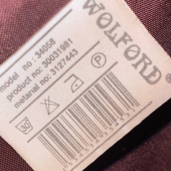 WOLFORD Germany $700 Burgundy Pinstripe Women’s Blazer EU 40 US 6 - Picture 6 of 15
